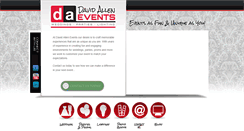 Desktop Screenshot of davidallenevents.com